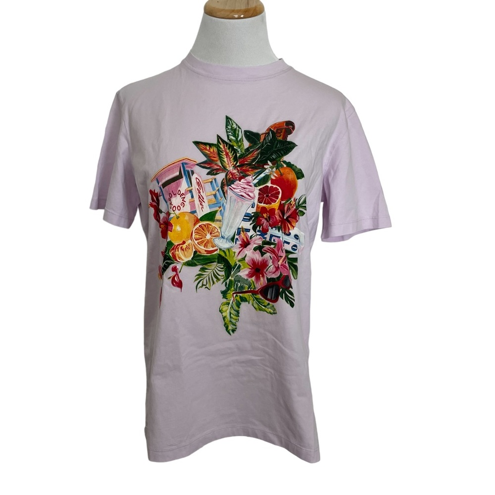 Golden Goose Floral T-shirt Graphic Tee